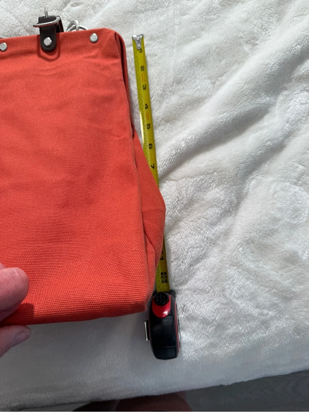 Line of Trade Large Canvas Weekender Bag Orange Travel Duffel Doctor Frame 20